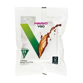 Filtry papierowe - Drip Hario V60-01 - 100 szt.