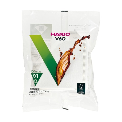 Filtry papierowe - Drip Hario V60-01