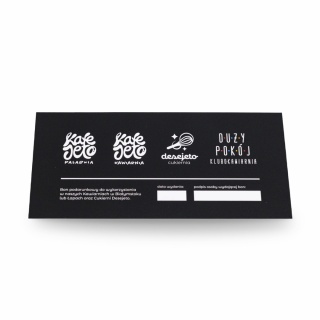 Voucher do kawiarni - 50zł