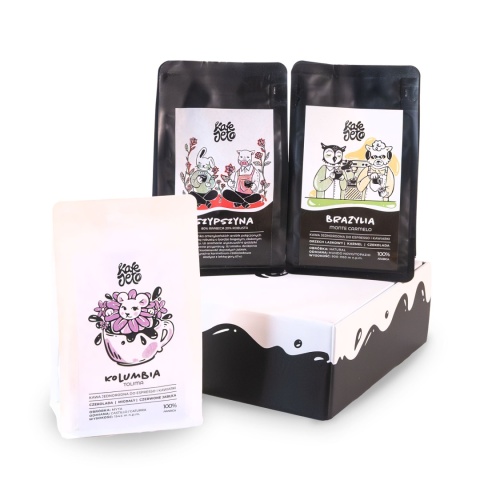 Zestaw degustacyjny - kawy ciemno palone