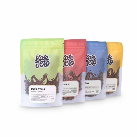 Zestaw degustacyjny kawy jasno palonej