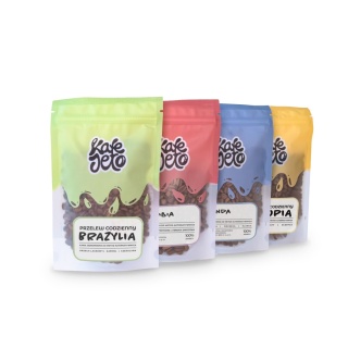Zestaw degustacyjny kawy jasno palonej
