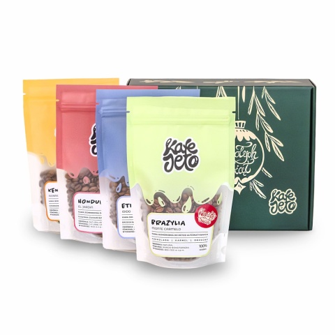 Zestaw prezentowy kaw jasno palonych