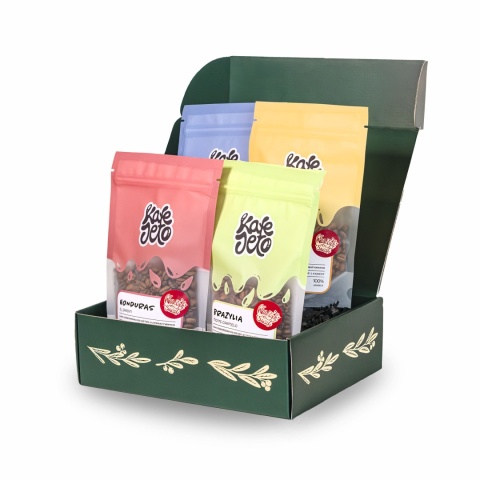 Zestaw prezentowy kaw jasno palonych